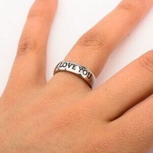 Star Wars™ "I Love You" Stainless Steel Ring